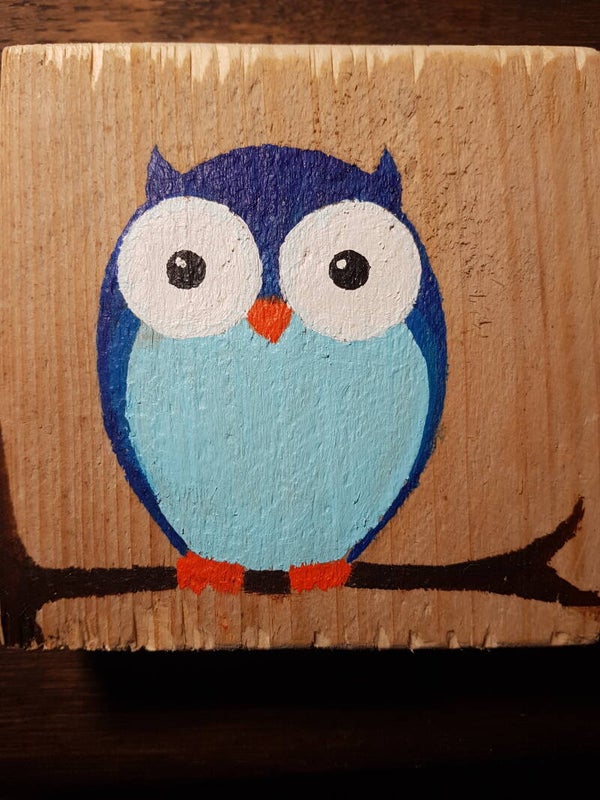 Uil blauw