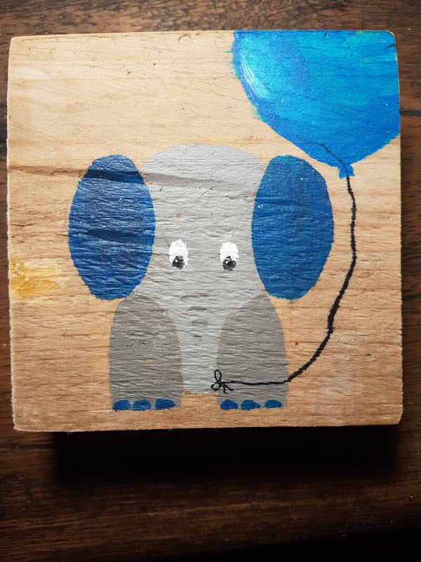 Olifant blauw