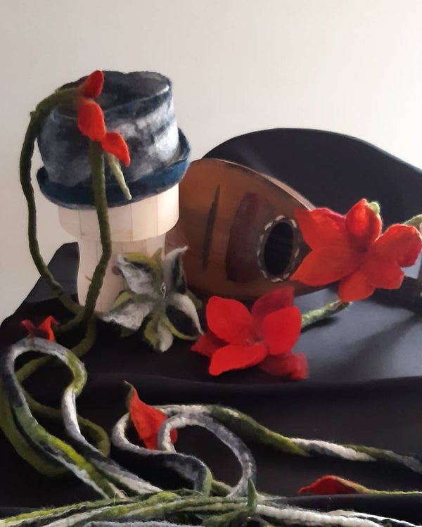 Hoofdband met bloemen