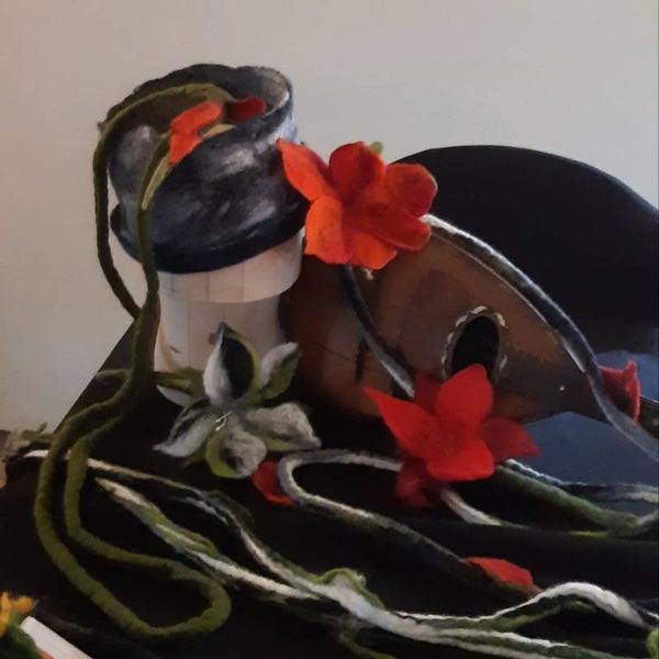 Hoofdband met bloemen