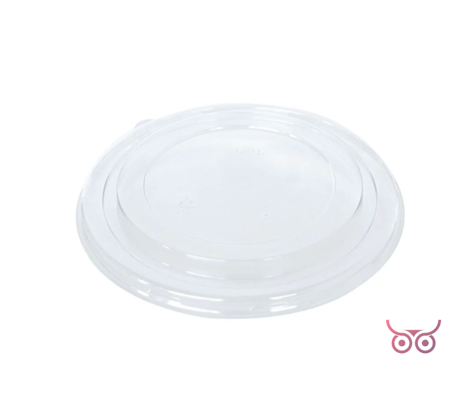 Deksel rPET voor Nature Kraft Salade bowl 500ml 750ml,900ml en 1000ml.