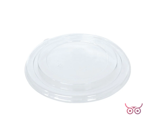 Deksel rPET voor Nature Kraft Salade bowl 500ml 750ml,900ml en 1000ml.