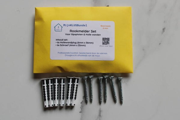 Rookmelder set GIPS/HOLLE WAND