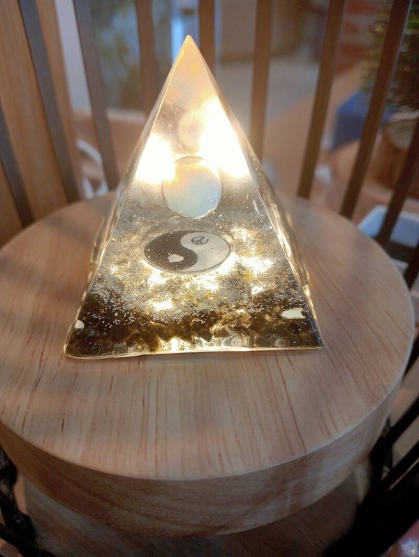 Orgonite opale obsidienne