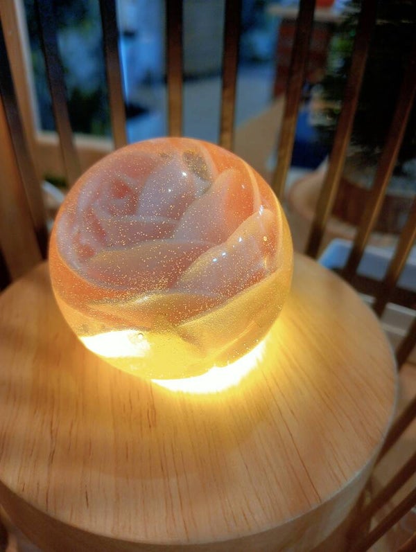 Orgonite rose rose