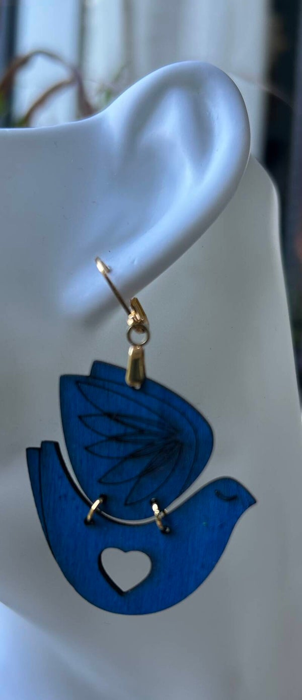 Mes colombes en version bleue