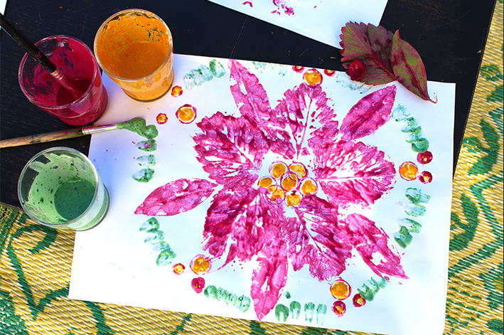 Art-thérapie peinture végétale aux épices /Enfant et adulte