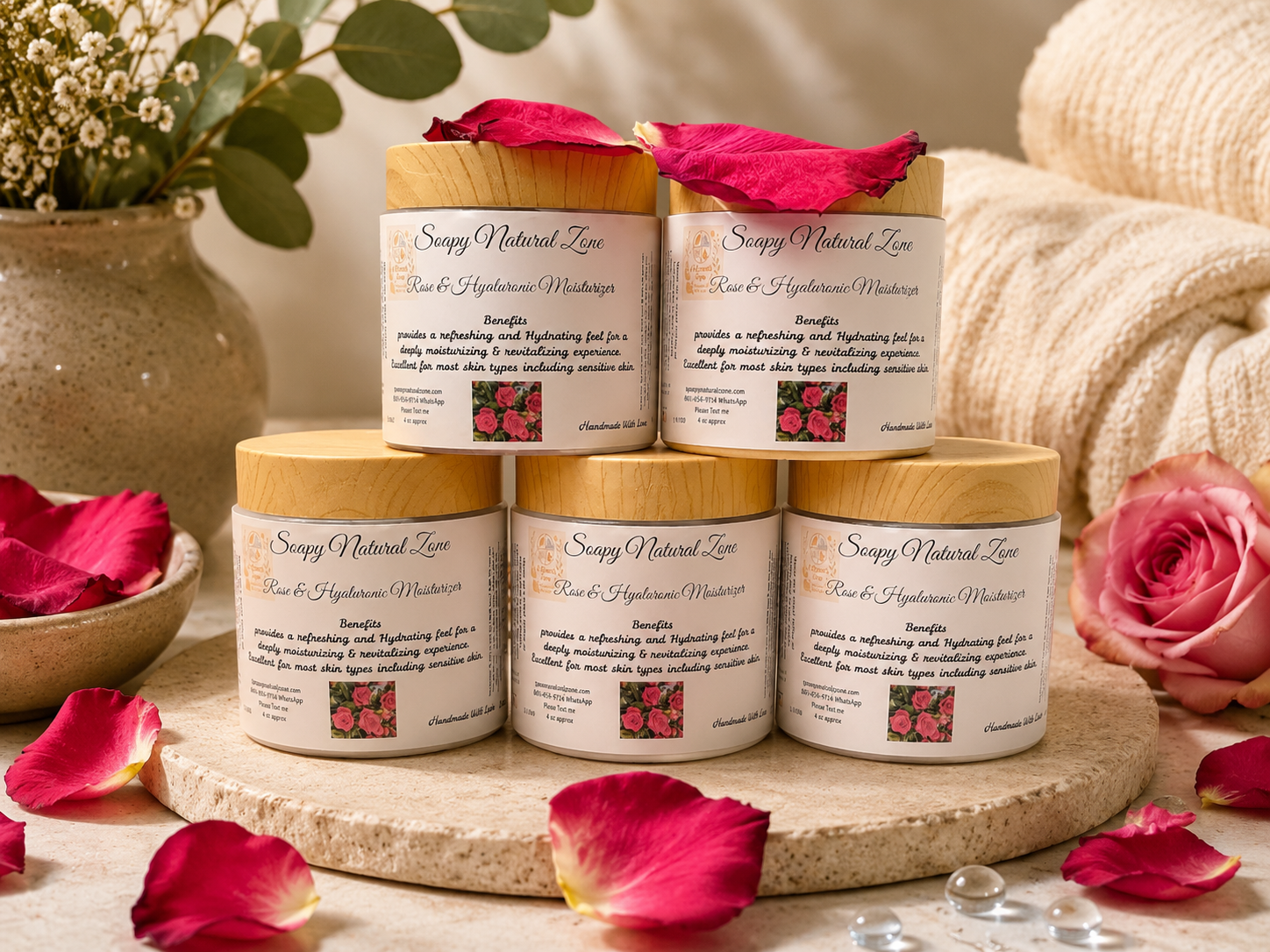 Rose and Hyaluronic Moisturizer