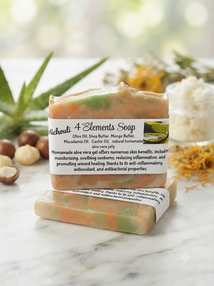 Patchouli & Aloe Vera Soap