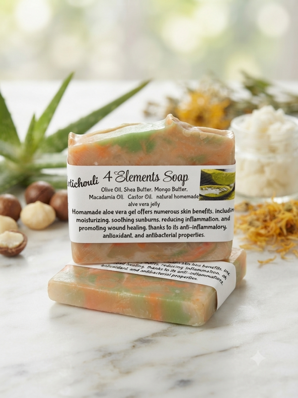 Patchouli & Aloe Vera Soap