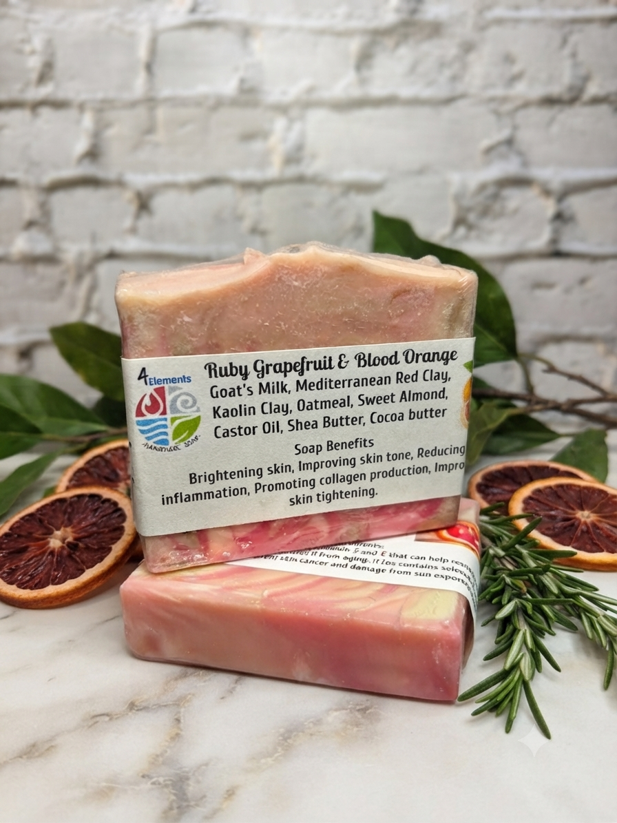 Ruby Grapefruit and Blood Orange Soap