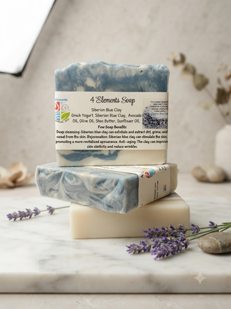 Siberian Blue Clay Soap