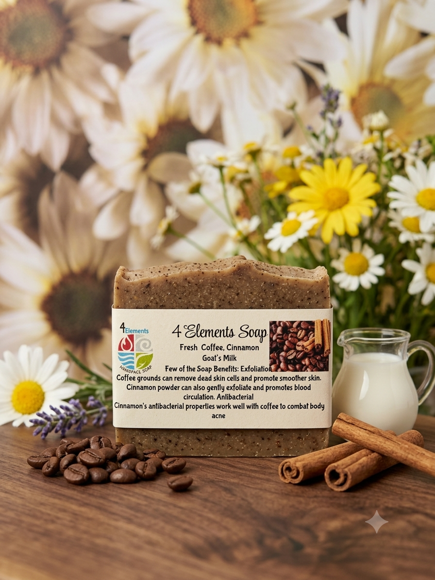 Coffee and Cinnamon Soap