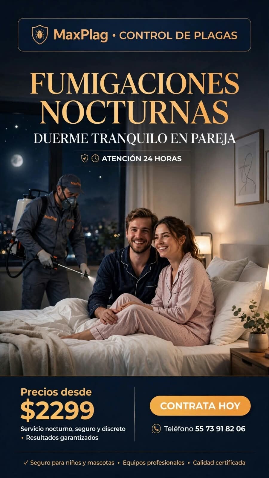 Fumigación de moscas en CDMX