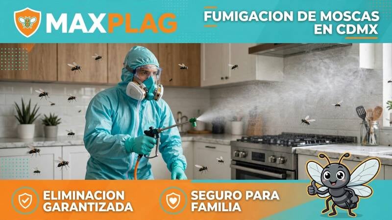 Fumigación de moscas en CDMX