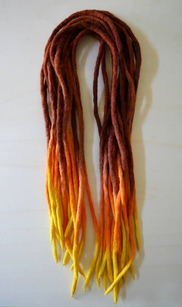 Woldreads. Handgeverfd. Hot summer.