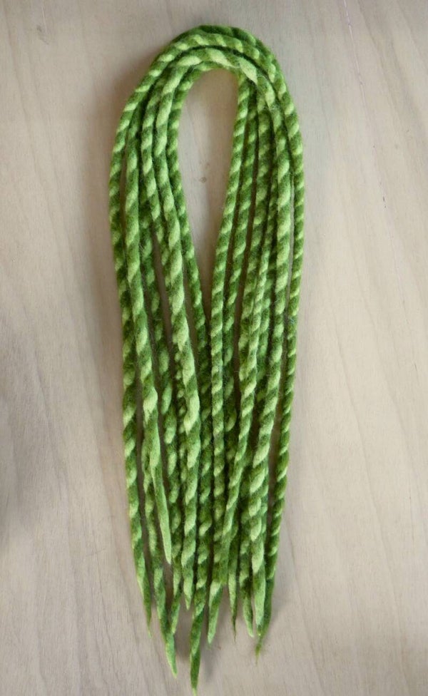 Woldreads. Twister. Mos/lichtgroen.