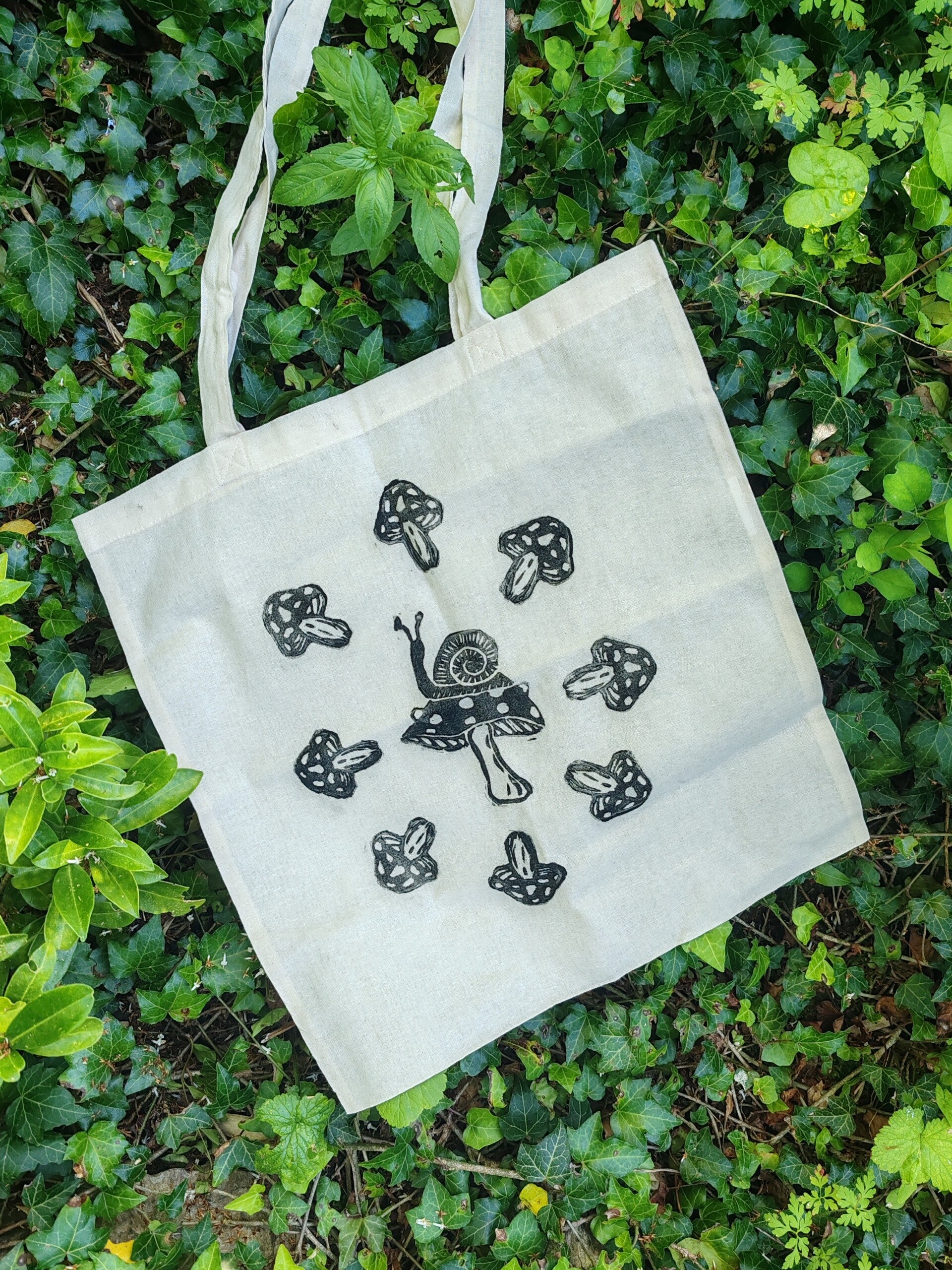 Slak totebag /Snail totebag
