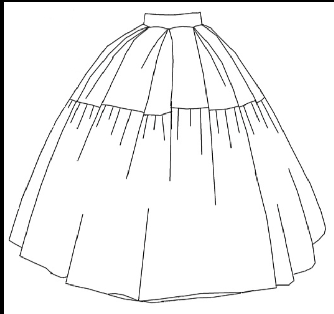 Ballgown petticoat large