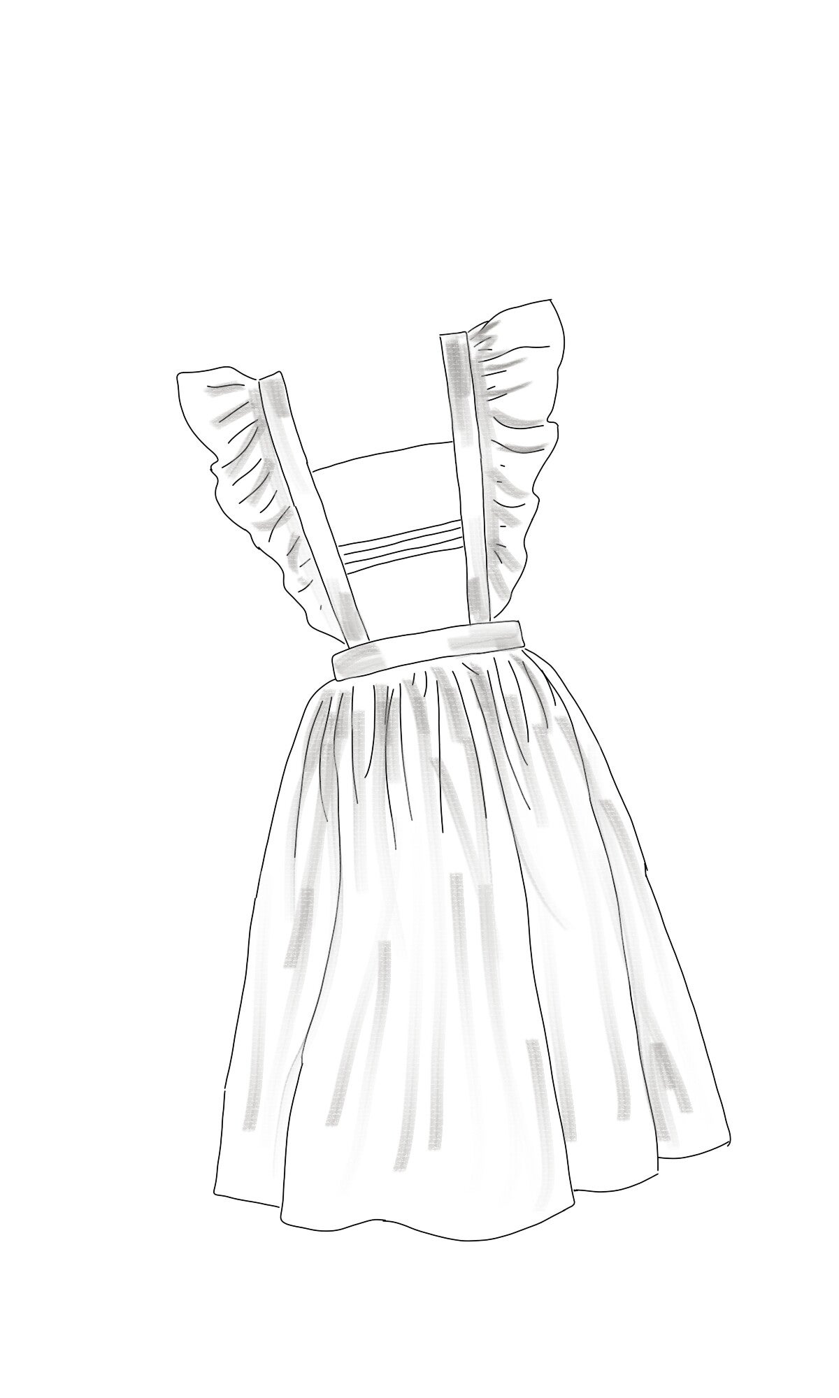 The Peony Apron