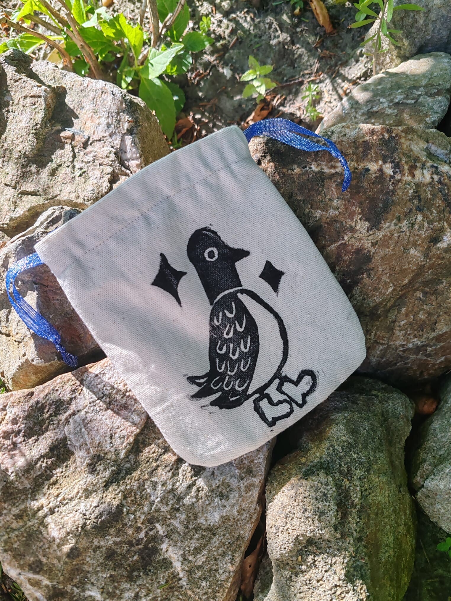 Vogel tasje/ bird pouch