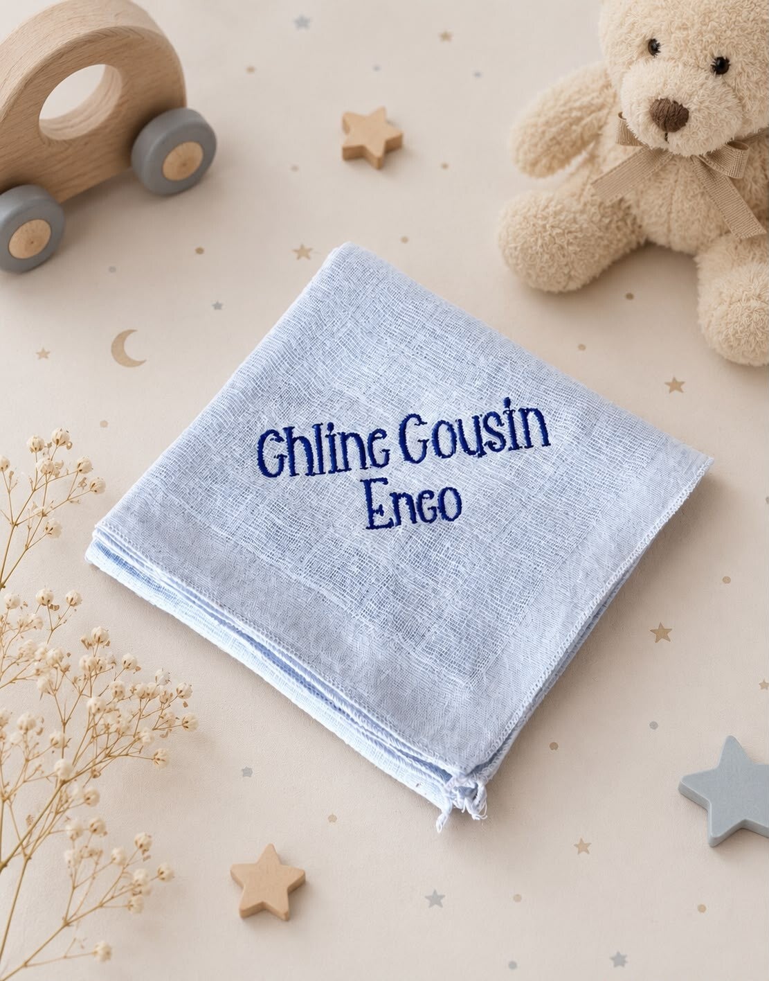 Nuschi mit Spruch oder Name