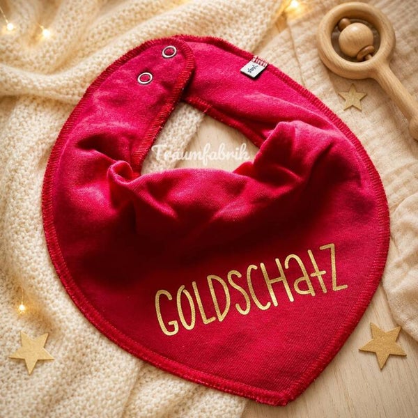 Dreieckstuch mit Spruch oder Name