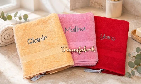 Badetuch mit Name oder Spruch