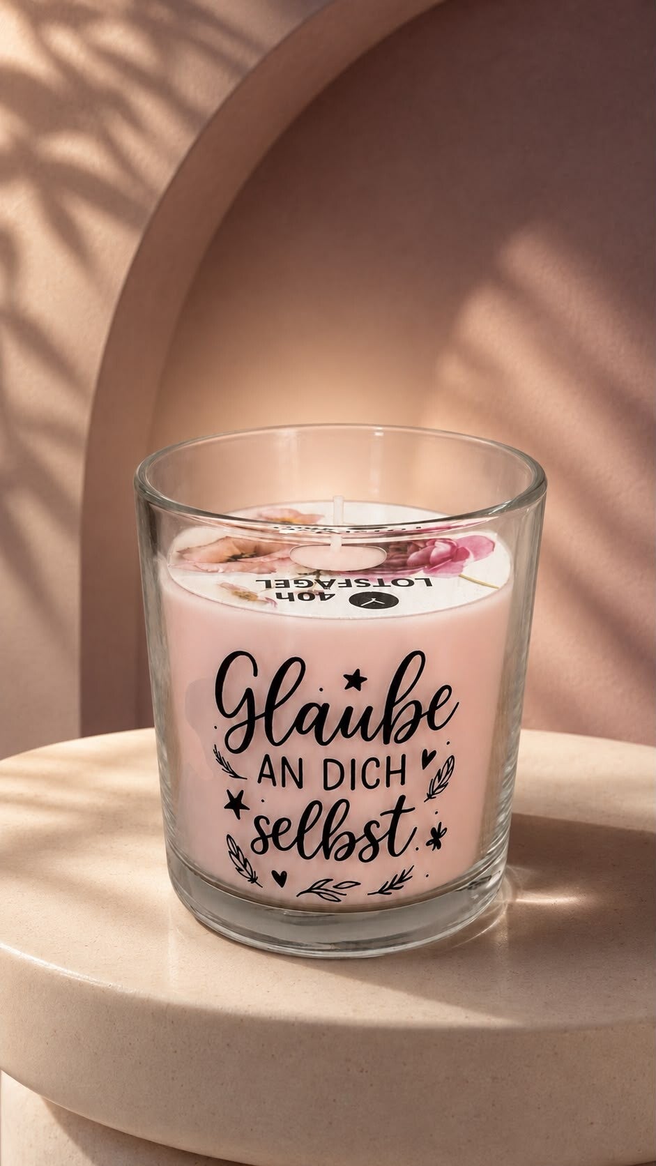 Kerzen im Glas gross