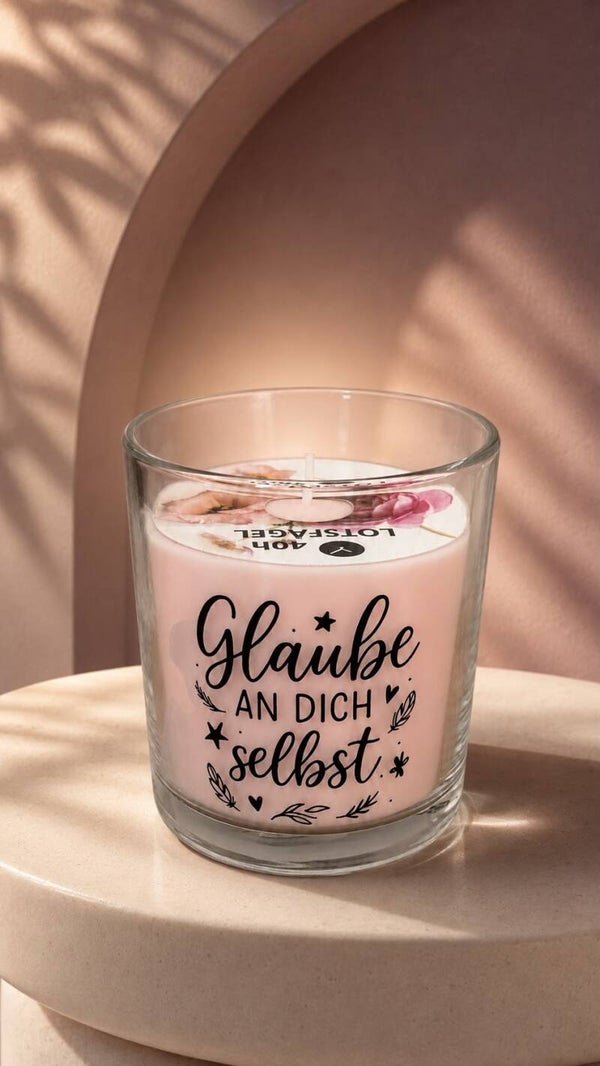 Kerzen im Glas gross