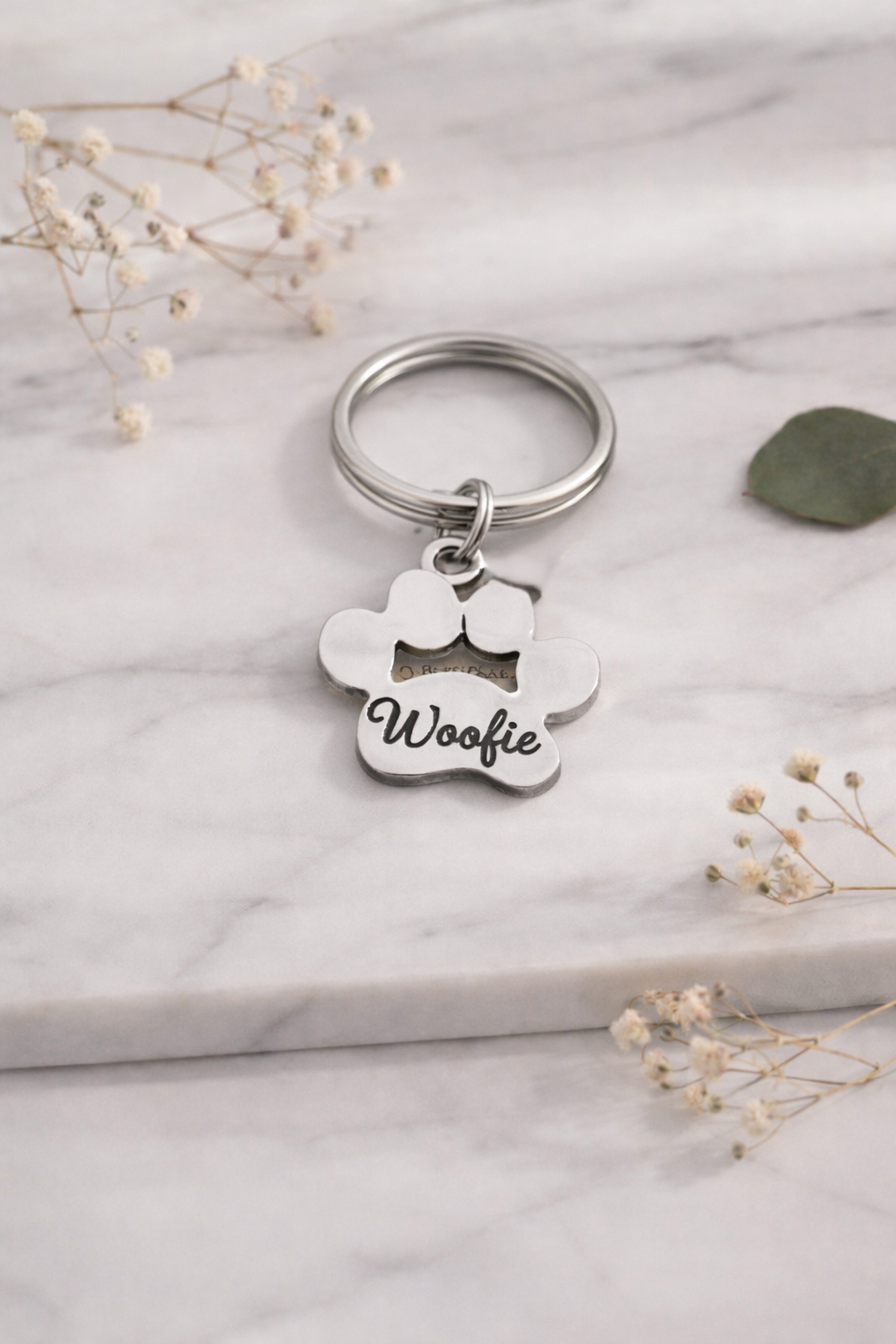 Sleutel hanger poot RVS