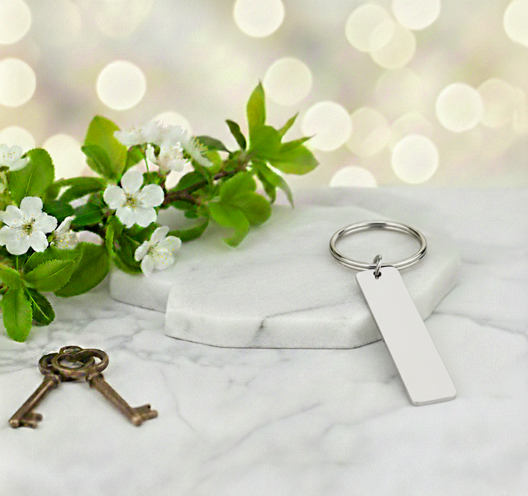 Sleutel hanger tag RVS