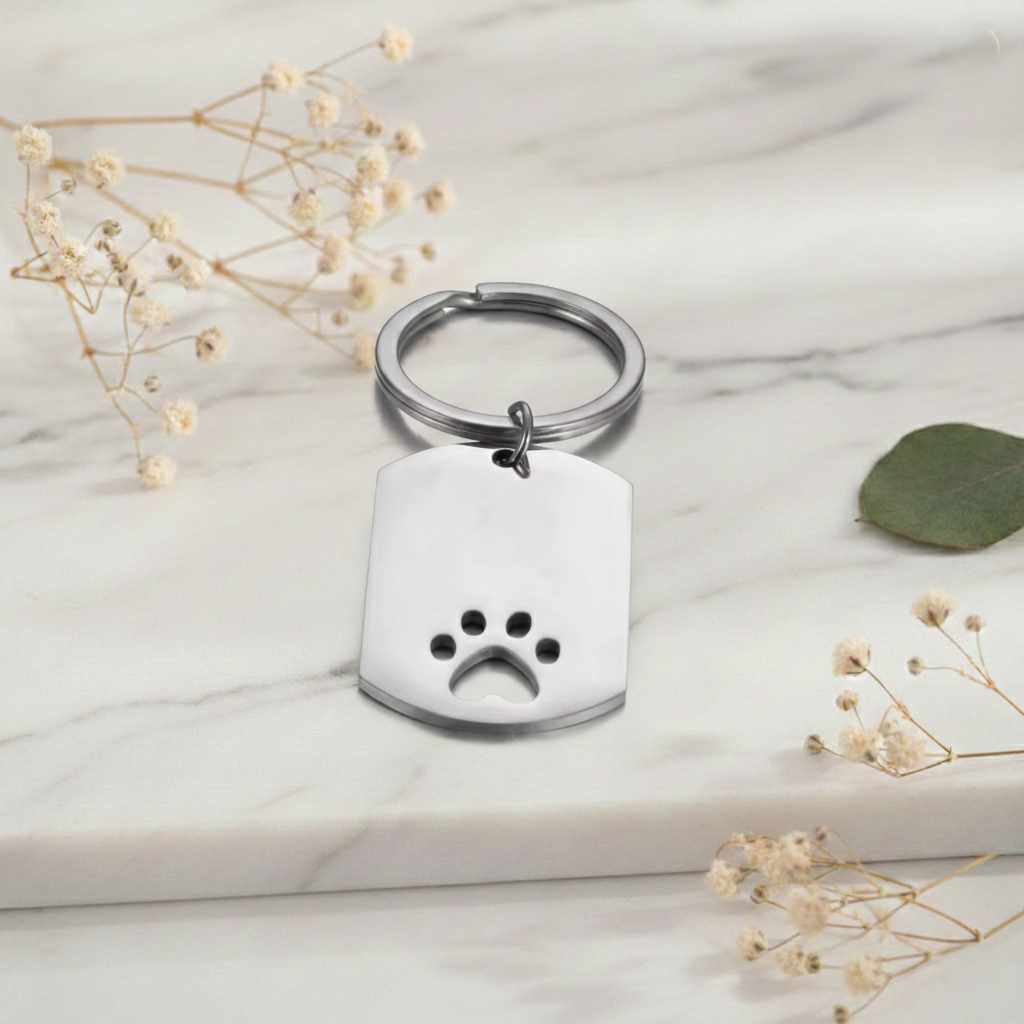 Sleutel hanger poot RVS