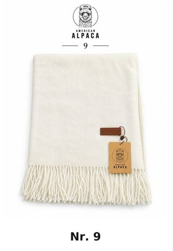 Witte Alpaca American🧣