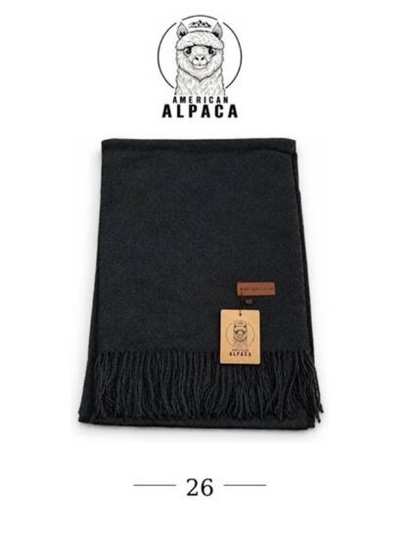 Zwarte Alpaca American🧣