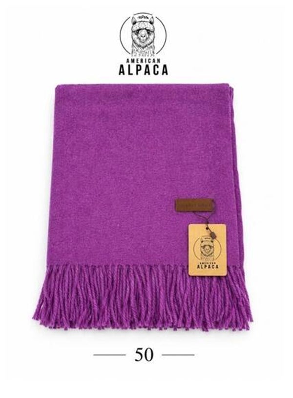 Paars Alpaca American🧣