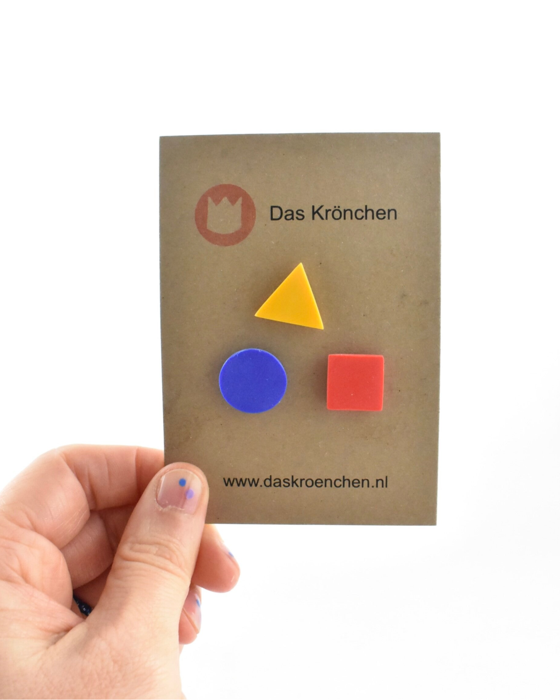 Dreieck Quadrat Kreis Broches