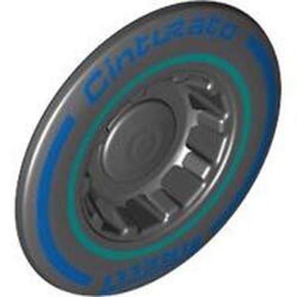 Hub Cap 24mm without Tube with 'PIRELLI Cinturato' print (49098pr0003)