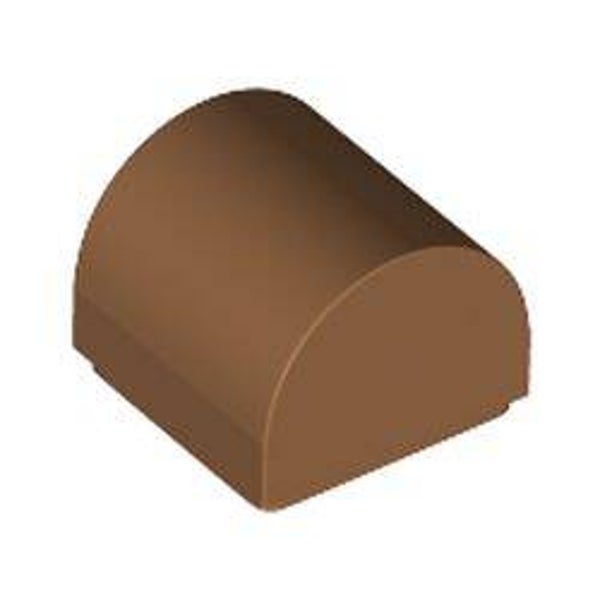 Brick Curved 1 x 1 x 2/3 Double Curved Top, No Studs (49307)
