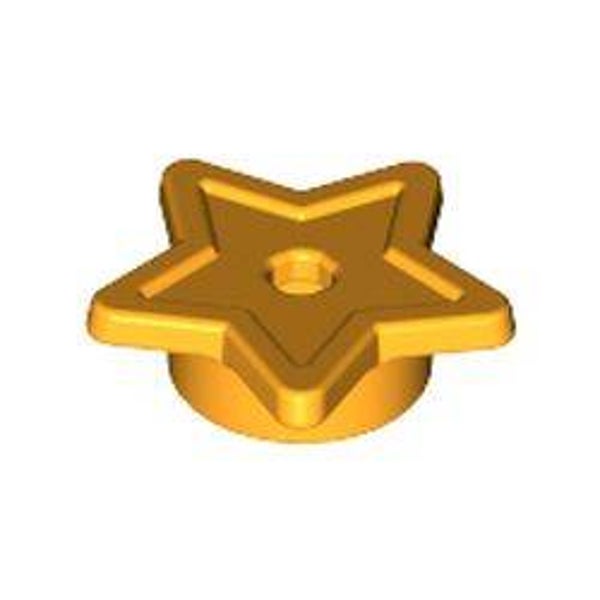 Tile, Star with Stud Holder, Pin Hole (11609)