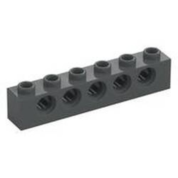 Technic Brick 1 x 6 (5 Pin Holes) (3894)