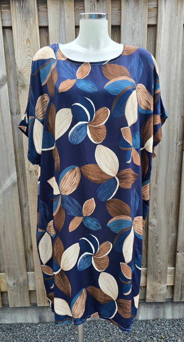 Tuniek Jurkje Blauw print