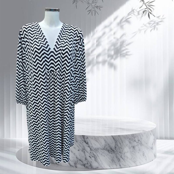 Travelstof a lijn tuniek Bella