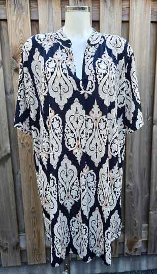 Travelstof tuniek print