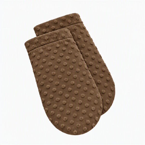 Women's Spa Mitts - Brown