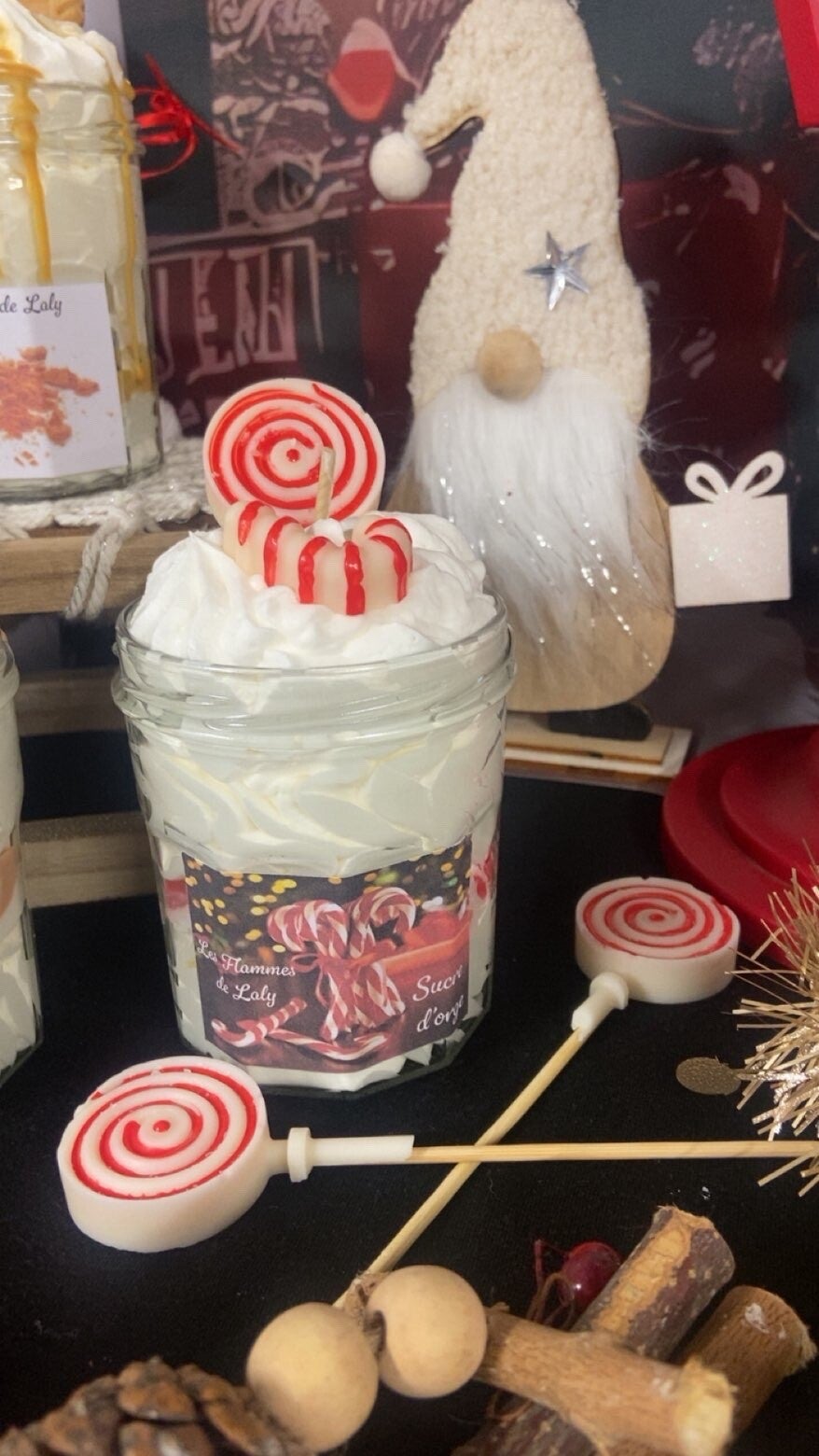 Bougie sucre d’orge