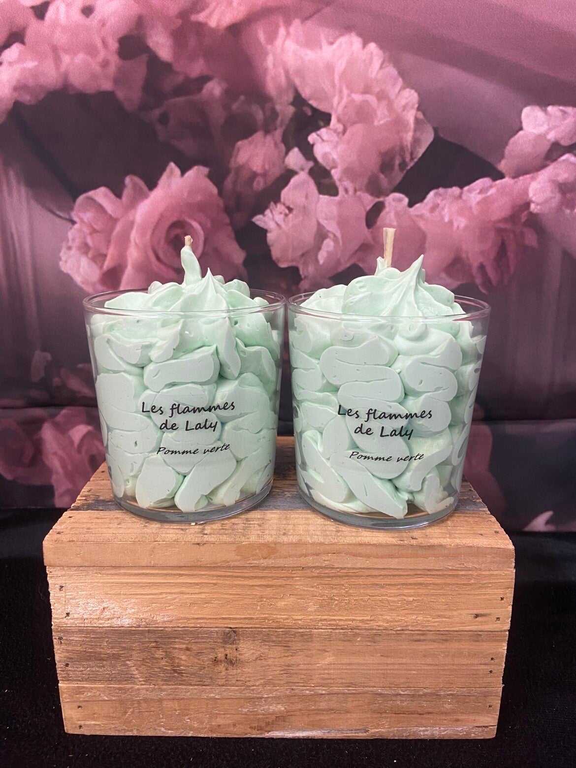 Bougie pomme verte
