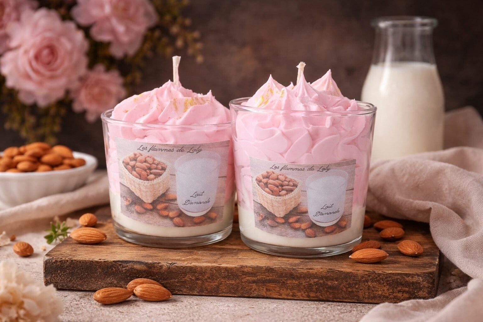Bougie lait d’amande