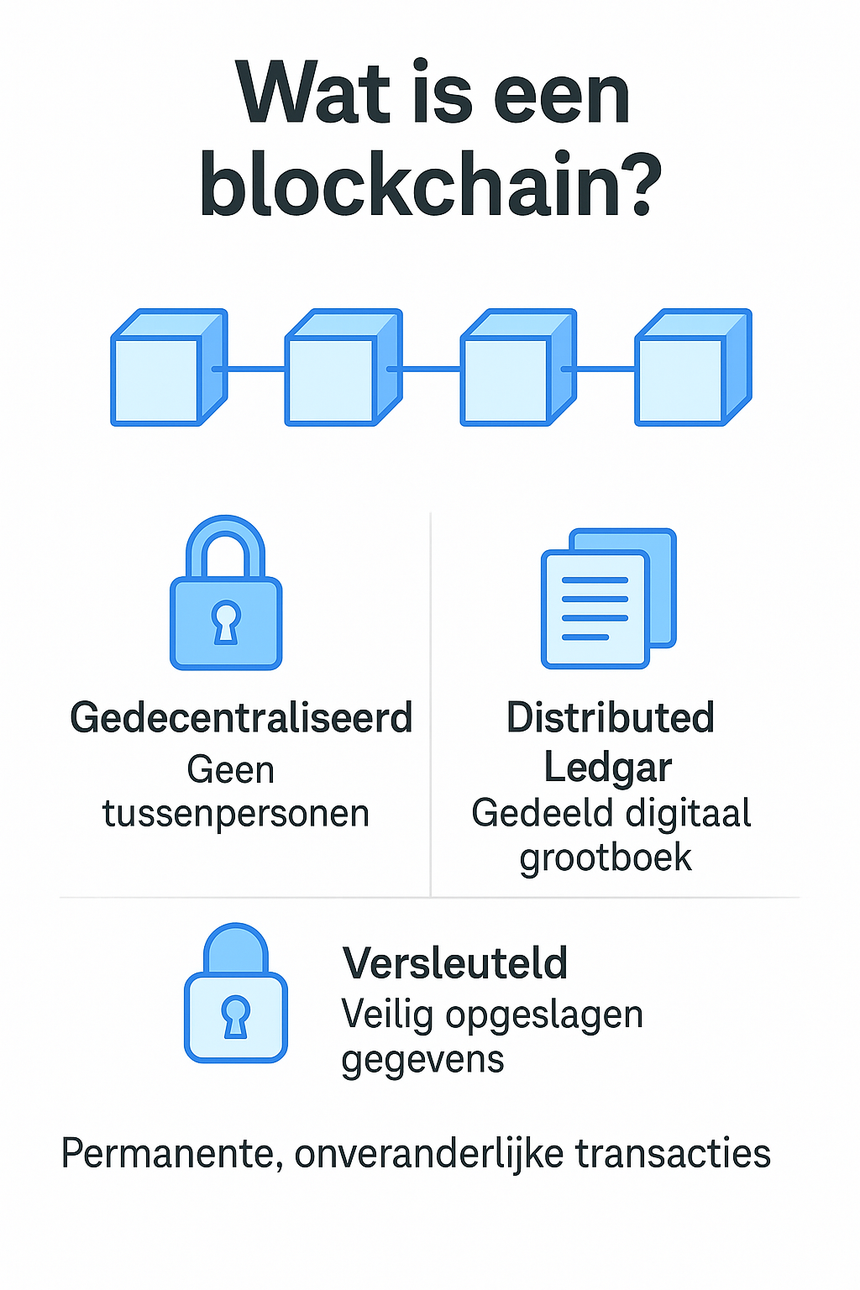 visualisatie blockchain