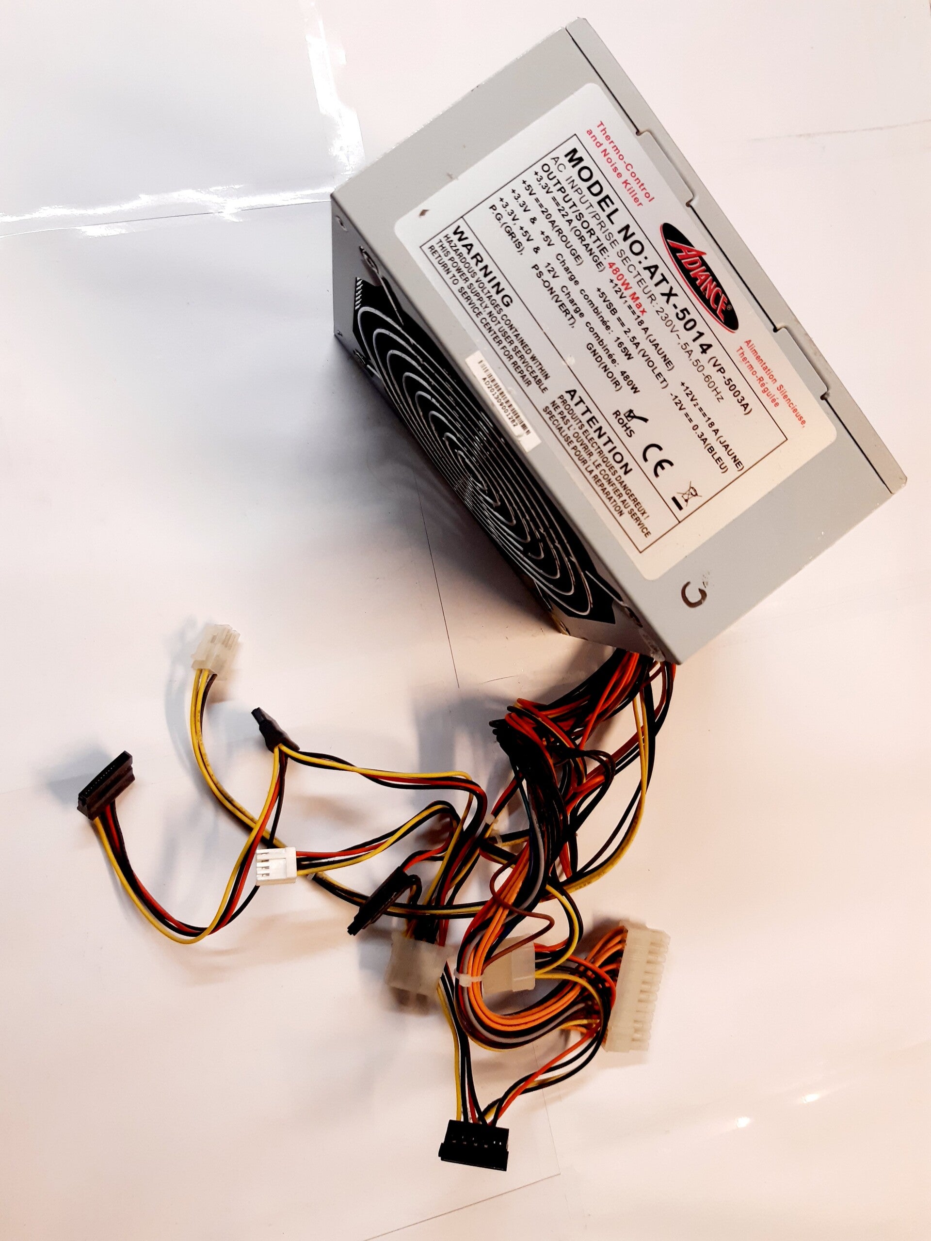 Alimentation ADVANCE ATX-5014 (VP-5003A) 480W